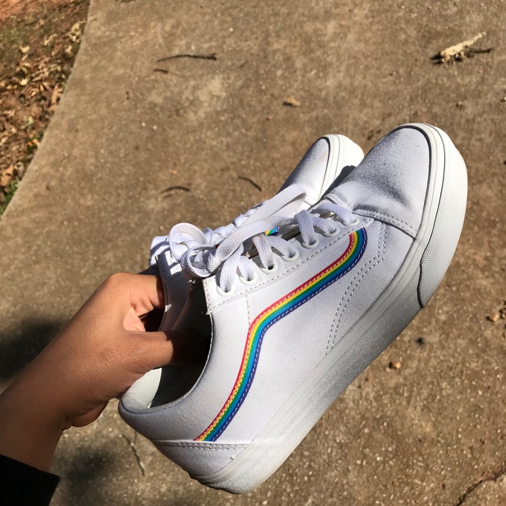 Rainbow vans 🌈